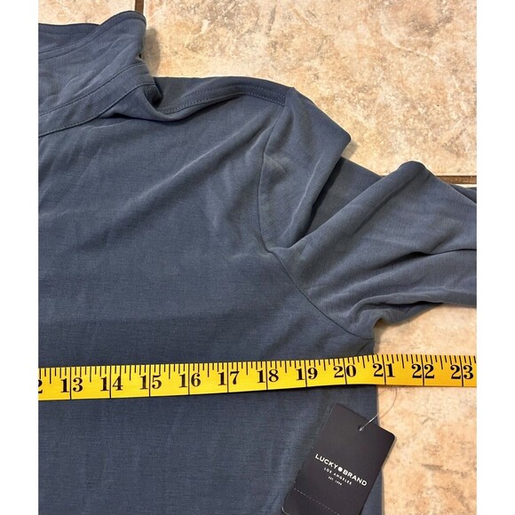 NWT Lucky Brand Women Size L Blue Button-Up Cardigan Capsule Wardrobe Office - Picture 6 of 10